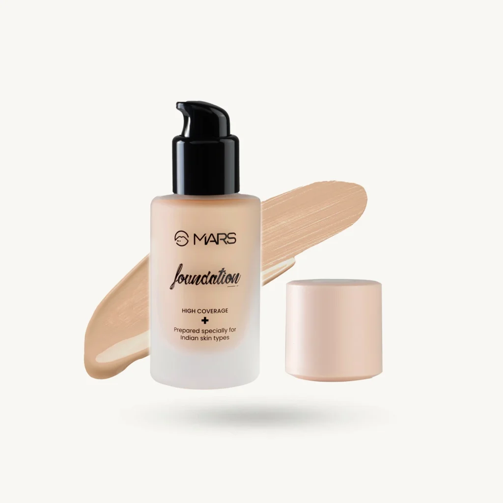 Lightweight foundation natural look finish