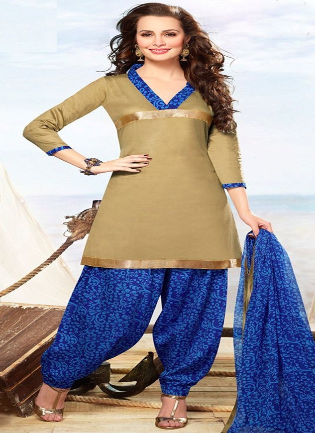 simple cotton salwar suit daily wear